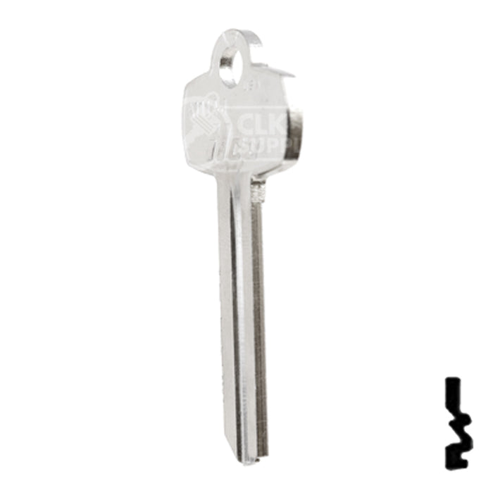 Uncut Key Blank | Best | A1114J Residential-Commercial Key Ilco