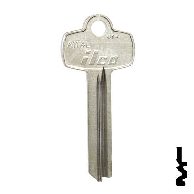 Uncut Key Blank | Best | A1114L Residential-Commercial Key Ilco