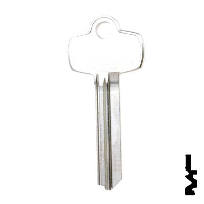 Uncut Key Blank | Best | A1114L Residential-Commercial Key Ilco