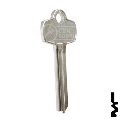 Uncut Key Blank | Best | A1114L Residential-Commercial Key Ilco