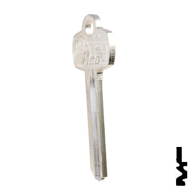 Uncut Key Blank | Best | A1114L Residential-Commercial Key Ilco