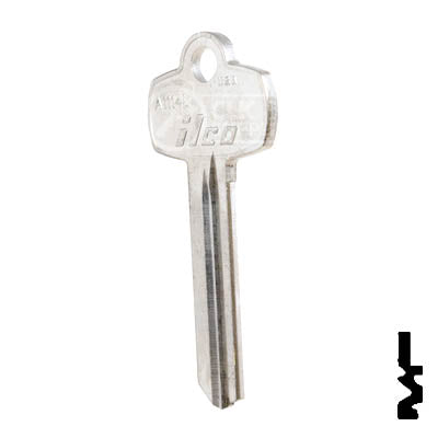 Uncut Key Blank | Best | A1114L Residential-Commercial Key Ilco