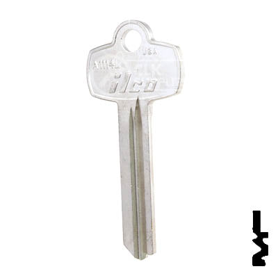 Uncut Key Blank | Best | A1114L Residential-Commercial Key Ilco