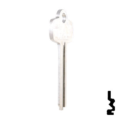 Uncut Key Blank | Best | A1114M Residential-Commercial Key Ilco