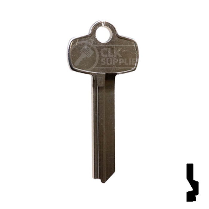 Uncut Key Blank | Best | A1114R Residential-Commercial Key Ilco