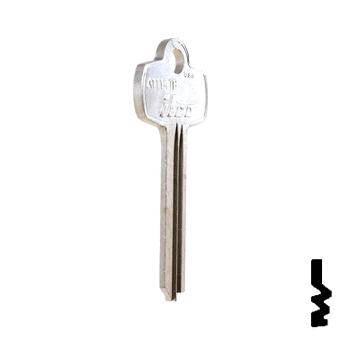 Uncut Key Blank | Best | A1114TB Residential-Commercial Key Ilco