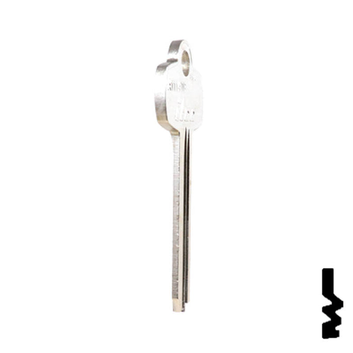 Uncut Key Blank | Best | A1114TB Residential-Commercial Key Ilco