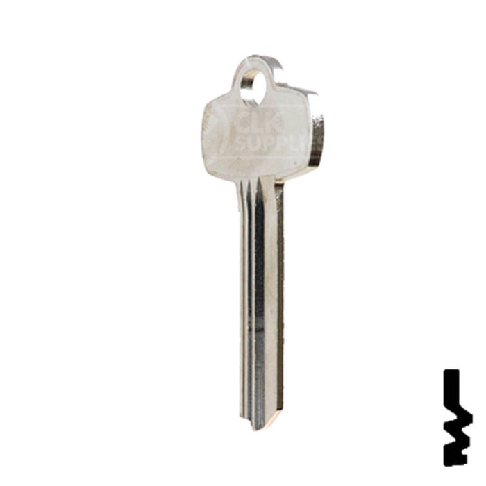 Uncut Key Blank | Best | A1114TB Residential-Commercial Key Ilco