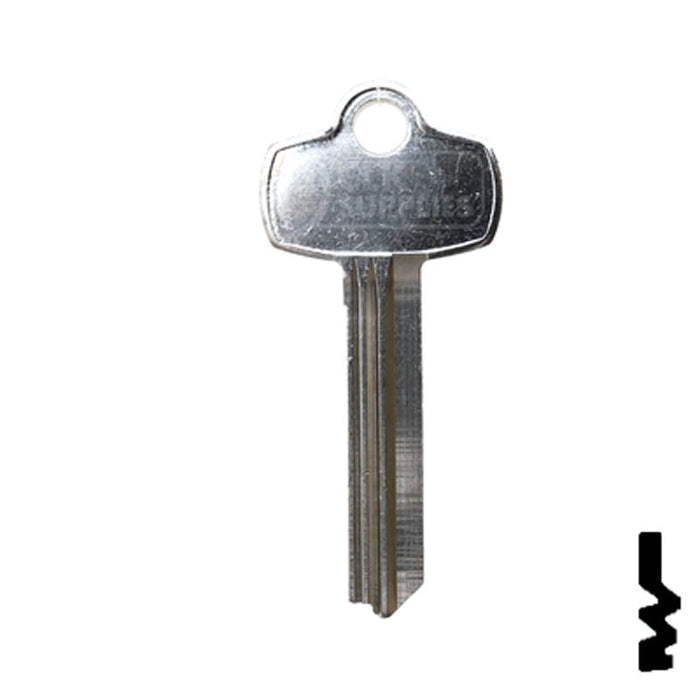 Uncut Key Blank | Best | A1114TB Residential-Commercial Key Ilco