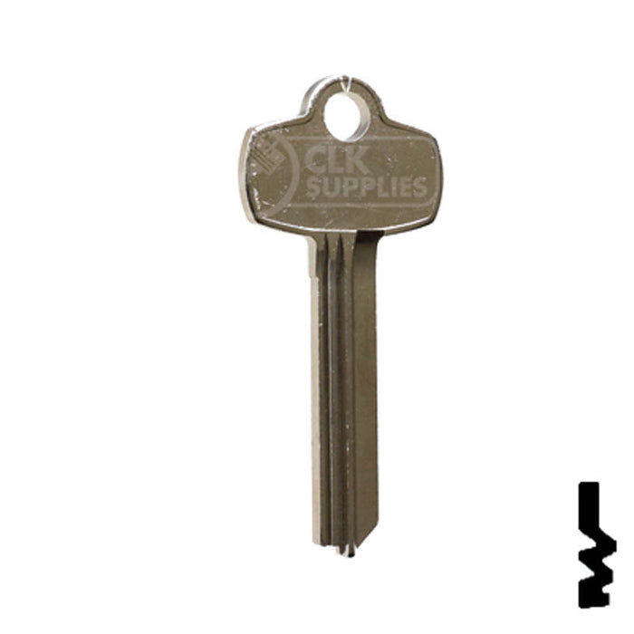 Uncut Key Blank | Best | A1114TB Residential-Commercial Key Ilco