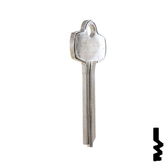 Uncut Key Blank | Best | A1114TB Residential-Commercial Key Ilco