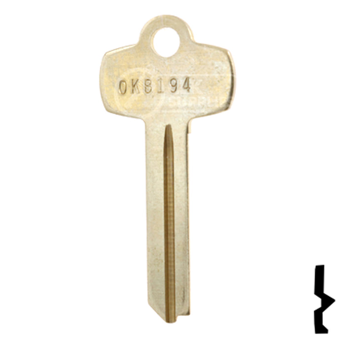 Uncut Key Blank | Best, Lori | BD194 Residential-Commercial Key Framon Manufacturing Company, Inc