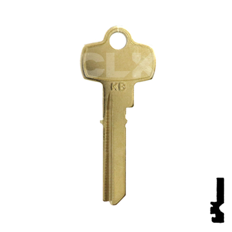 Uncut Key Blank | Best Peaks Series | B1 Keyway Residential-Commercial Key Stanley Best