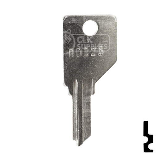 Uncut Key Blank | Camlocks | BD125 Residential-Commercial Key Framon Manufacturing Company, Inc