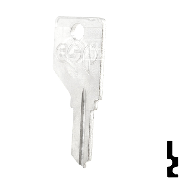 Uncut Key Blank | Camlocks | BD125 Residential-Commercial Key Framon Manufacturing Company, Inc