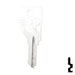 Uncut Key Blank | Camlocks | BD125 Residential-Commercial Key Framon Manufacturing Company, Inc