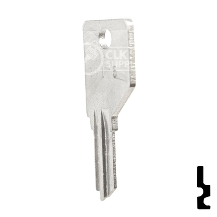 Uncut Key Blank | Camlocks | BD125 Residential-Commercial Key Framon Manufacturing Company, Inc