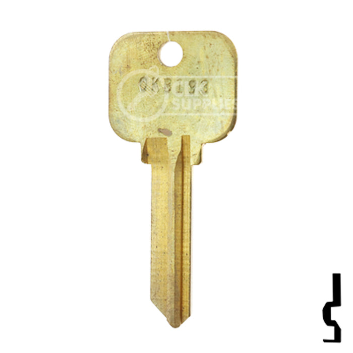 Uncut Key Blank | Challenger | BD193 Residential-Commercial Key Framon Manufacturing Company, Inc