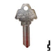 Uncut Key Blank | Challenger, Hollymade | 1170B, HO1 Residential-Commercial Key Ilco