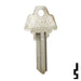 Uncut Key Blank | Challenger, Hollymade | 1170B, HO1 Residential-Commercial Key Ilco