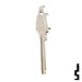 Uncut Key Blank | Challenger, Hollymade | 1170B, HO1 Residential-Commercial Key Ilco