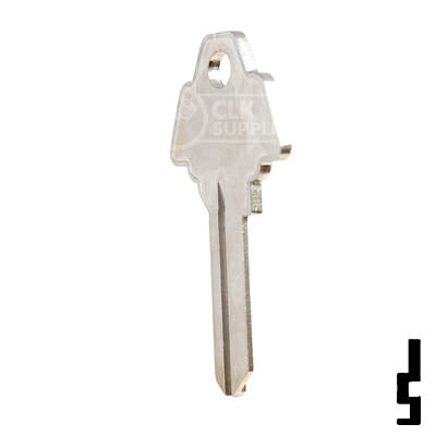 Uncut Key Blank | Challenger, Hollymade | 1170B, HO1 Residential-Commercial Key Ilco