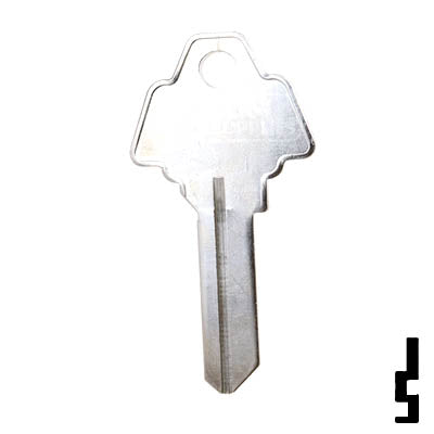 Uncut Key Blank | Challenger, Hollymade | 1170B, HO1 Residential-Commercial Key Ilco