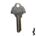 Uncut Key Blank | Challenger, Hollymade | 1170B, HO1 Residential-Commercial Key Ilco