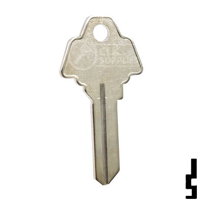 Uncut Key Blank | Challenger, Hollymade | 1170B, HO1 Residential-Commercial Key Ilco