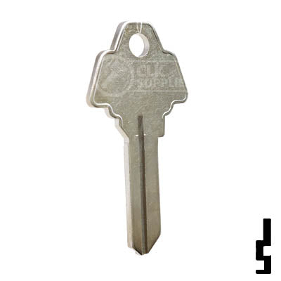 Uncut Key Blank | Challenger, Hollymade | 1170B, HO1 Residential-Commercial Key Ilco