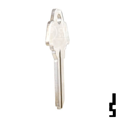 Uncut Key Blank | Challenger, Hollymade | 1170B, HO1 Residential-Commercial Key Ilco