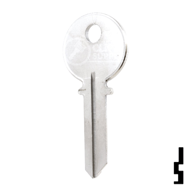 Uncut  Key Blank | Clinton | 1023, CL1 Residential-Commercial Key Ilco