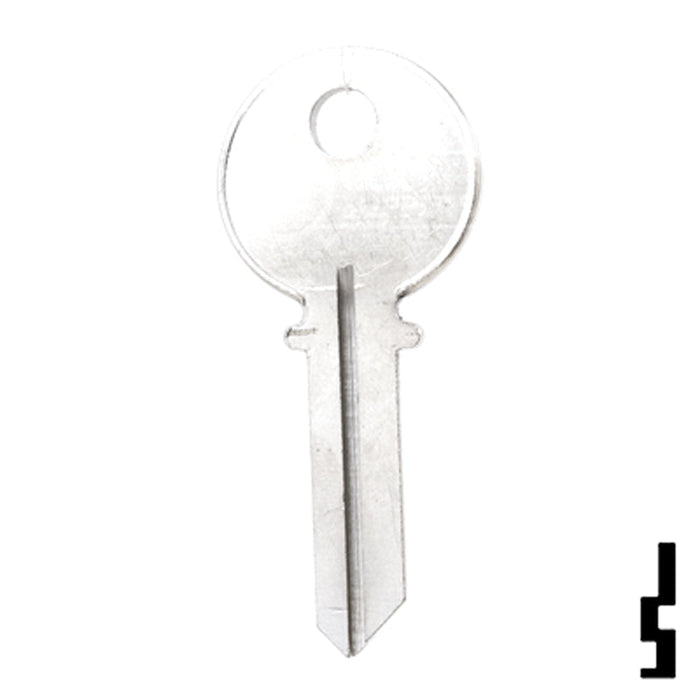 Uncut  Key Blank | Clinton | 1023, CL1 Residential-Commercial Key Ilco