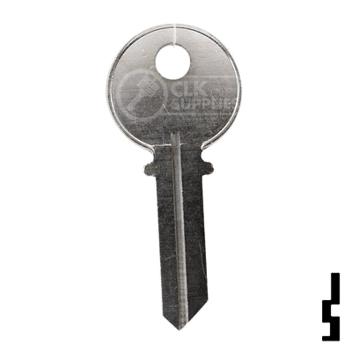 Uncut  Key Blank | Clinton | 1023, CL1 Residential-Commercial Key Ilco