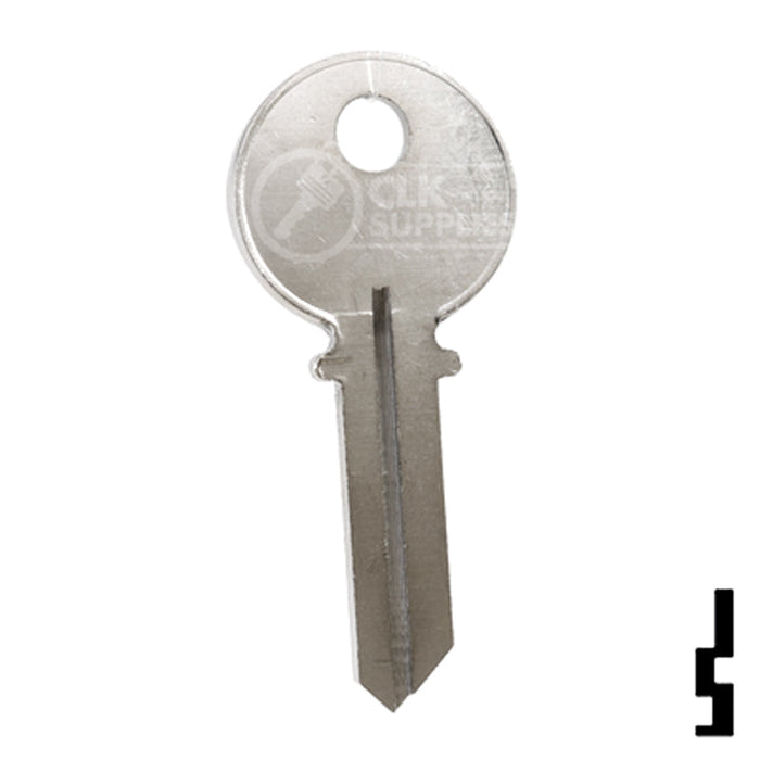 Uncut  Key Blank | Clinton | 1023, CL1 Residential-Commercial Key Ilco