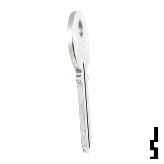 Uncut  Key Blank | Clinton | 1023, CL1 Residential-Commercial Key Ilco