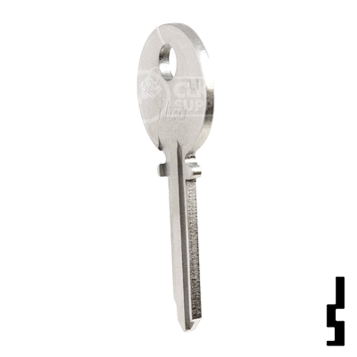 Uncut  Key Blank | Clinton | 1023, CL1 Residential-Commercial Key Ilco