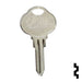 Uncut Key Blank | Club | 1590K, CLB11 Residential-Commercial Key Ilco