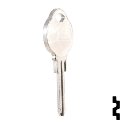 Uncut Key Blank | Club | 1590K, CLB11 Residential-Commercial Key Ilco