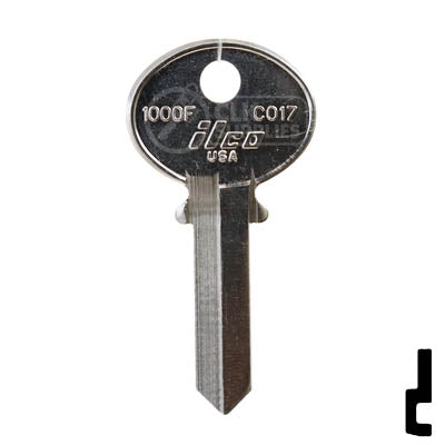 Uncut Key Blank | Corbin | 1000F, CO17 Residential-Commercial Key Ilco