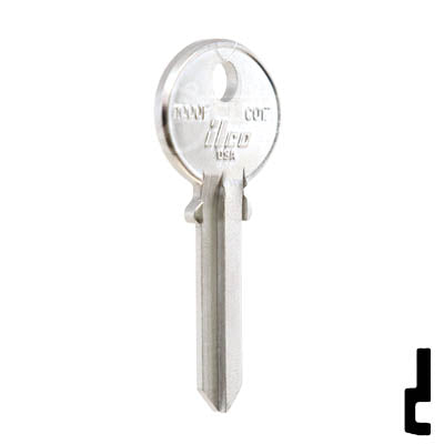 Uncut Key Blank | Corbin | 1000F, CO17 Residential-Commercial Key Ilco