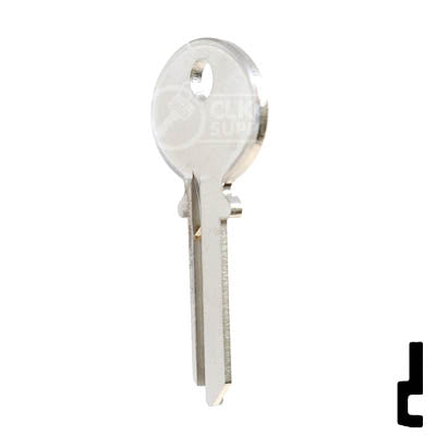 Uncut Key Blank | Corbin | 1000F, CO17 Residential-Commercial Key Ilco