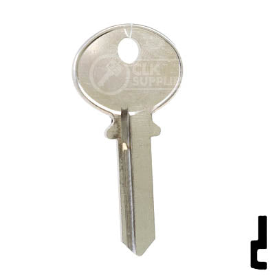 Uncut Key Blank | Corbin | 1000F, CO17 Residential-Commercial Key Ilco