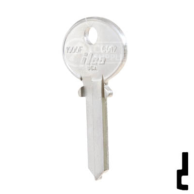 Uncut Key Blank | Corbin | 1000F, CO17 Residential-Commercial Key Ilco