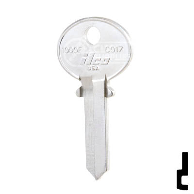 Uncut Key Blank | Corbin | 1000F, CO17 Residential-Commercial Key Ilco