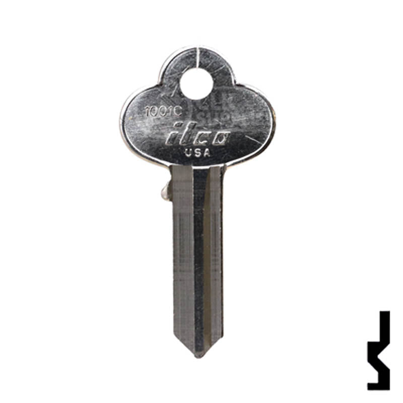 Uncut Key Blank |  Corbin | 1001C Residential-Commercial Key Ilco
