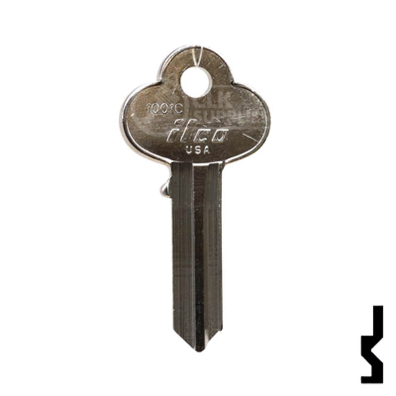 Uncut Key Blank |  Corbin | 1001C Residential-Commercial Key Ilco