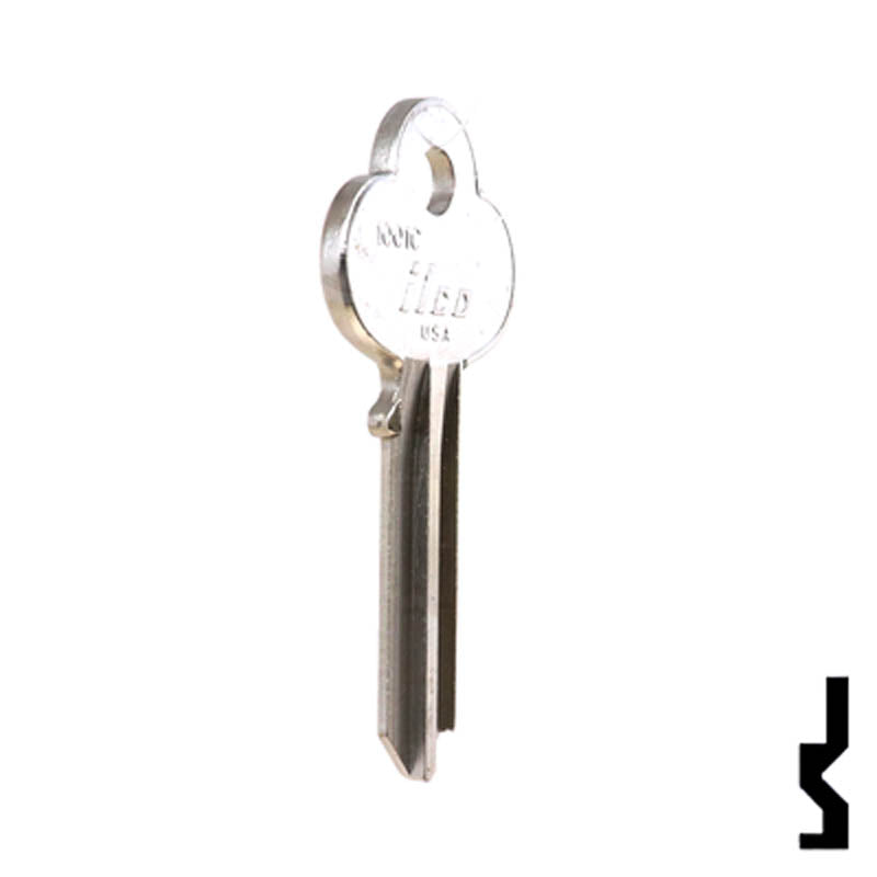 Uncut Key Blank |  Corbin | 1001C Residential-Commercial Key Ilco