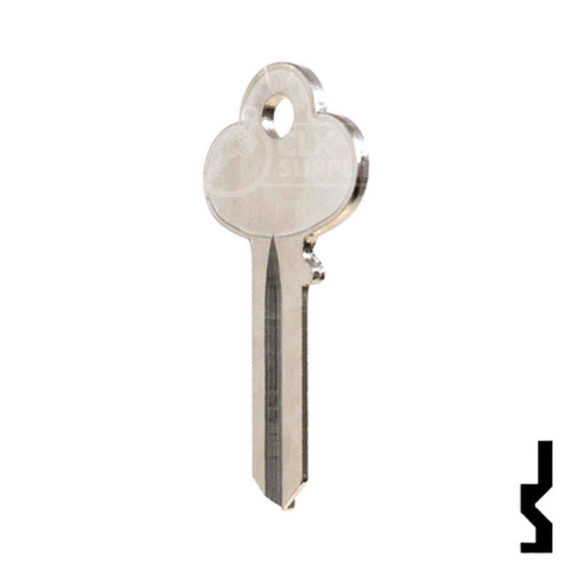 Uncut Key Blank |  Corbin | 1001C Residential-Commercial Key Ilco