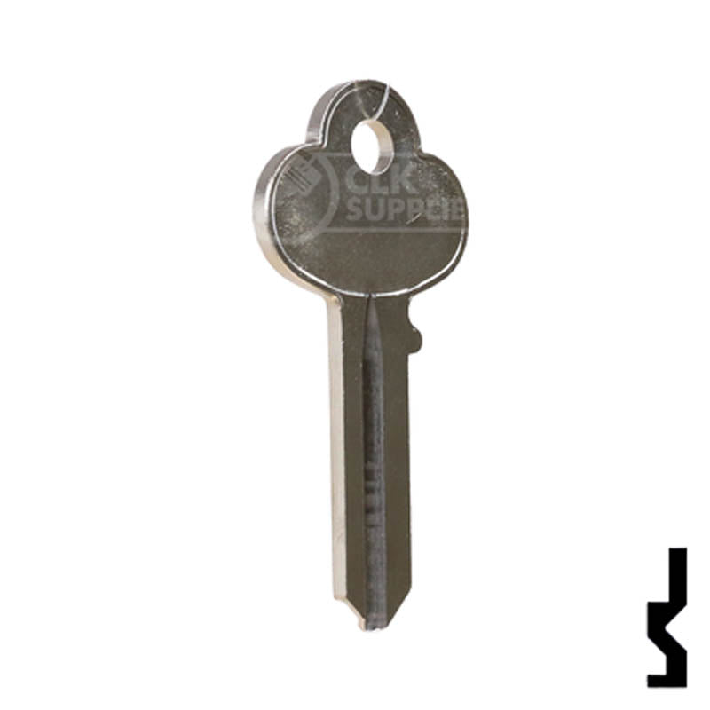 Uncut Key Blank |  Corbin | 1001C Residential-Commercial Key Ilco